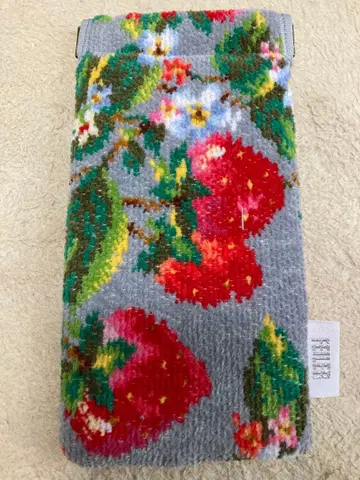 페이러 딸기 무늬 안경 케이스