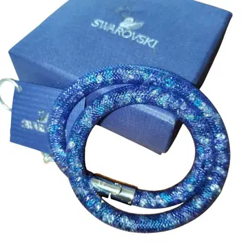[ 새상품급 ] SWAROVSKI 스와로브스키 블루 팔찌 스타더스트