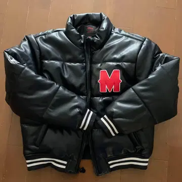 Disney 인조 가죽 퍼퍼 자켓