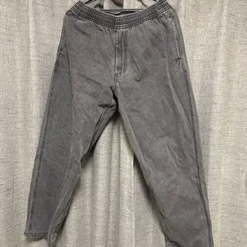 BEAMS HEART 그레이 데님 팬츠 M 사이즈