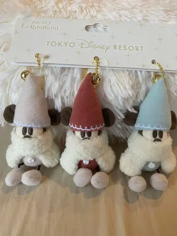 디즈니 크리스마스 2025 릴린린 봉제 인형 참 3개 세트