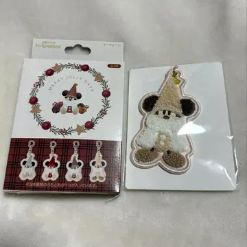 도쿄 디즈니 리조트 크리스마스 릴린린 키체인 화이트