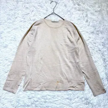 [ 로지카 ] 긴팔 니트 티셔츠 풀오버 L 실크 얇은 소재 풀오버