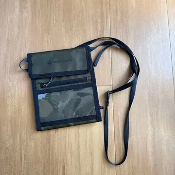 설봉제 한정판 snow peak 숄더백 올리브