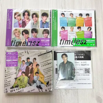 timelesz Steal The Show / 레시피 3형태 세트 미개봉