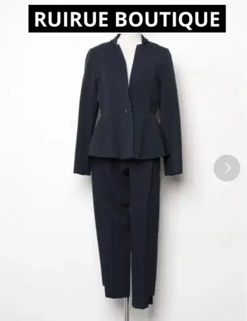RUIRUE BOUTIQUE 셋업 네이비 M 팬츠 수트 상하의
