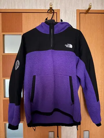 THE NORTH FACE 플리스 자켓 보라색 블랙