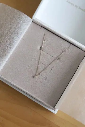 ete K10MPG 다이아몬드 목걸이 컬러 핑크 골드