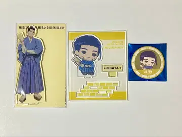 골든 카무이 메이지 마을 아크릴 스탠드 캔뱃지 오가타