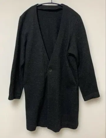 네스트로브 울 코트 롱 가디건