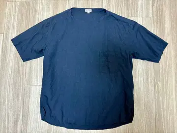 스티븐 앨런 네이비 반팔 셔츠 M