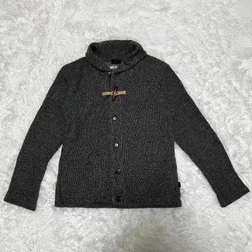 [ HANALEI ] 하네레이 남성용 니트 코트 일본산 그레이 면 포켓