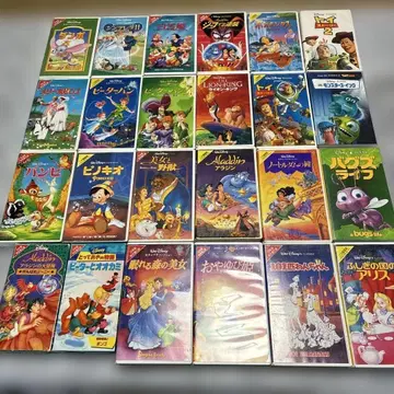 디즈니 비디오 VHS 24개