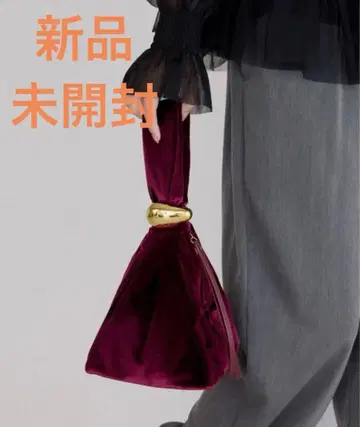 핸드백 버건디 보르도 벨로아 파티