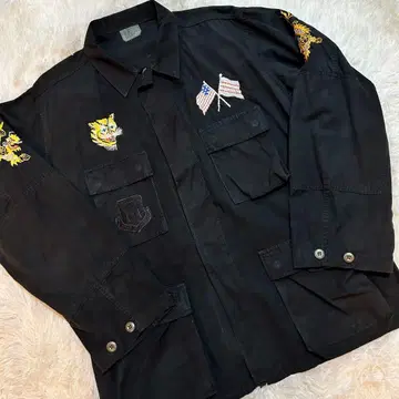 빈티지 베트남 자켓 퍼티그 자켓 베트남 자수 야마다 렌 씨