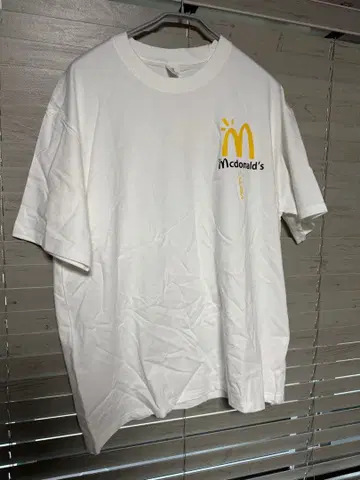 McDonald's T셔츠 화이트 2XL 미사용 맥도날드