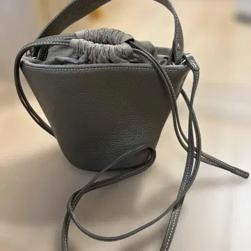 [ ayako bag ] 그레이 복조리형 숄더백