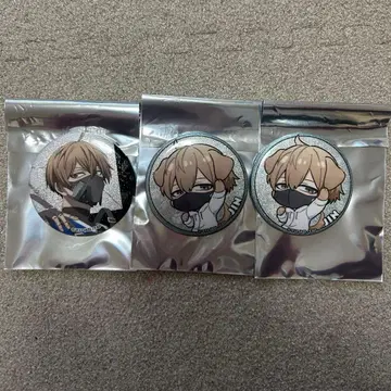 도겐안귀 로손 콜라보 글리터 캔뱃지 코우고자키 진