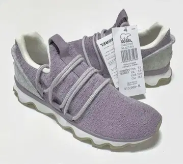 미사용 새상품 SOREL 키네틱 레이스 N3227 퍼플 25cm