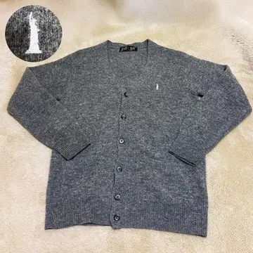 EAST BOY 그레이 가디건 울 9호 니트 이스트 보이