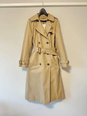 매킨토시 철학 베이지 스테디셀러 트렌치코트 라이너 포함 36