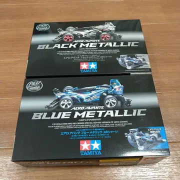 타미야 에어로 아반테 블랙 메탈릭 & 블루 메탈릭