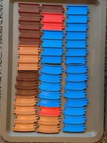 프라레일 커브 레일 세트 40개 이상