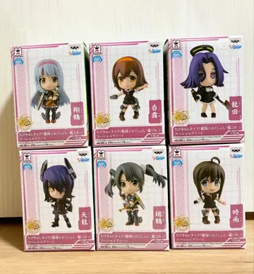 칸코레 치비큥 캐릭터 피규어 6개 세트 미개봉 새상품