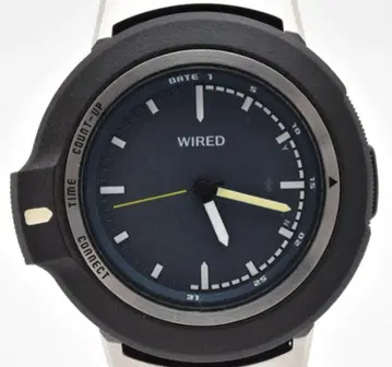 WIRED 쿼츠 손목시계 다크 그레이