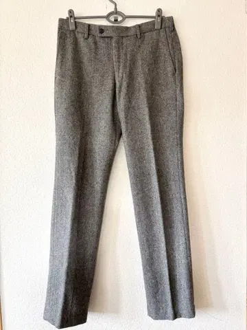 유니클로 캐시미어 블렌드 노턱 팬츠 남성용 82 그레이