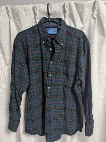 Pendleton 체크 무늬 긴팔 셔츠 L 사이즈