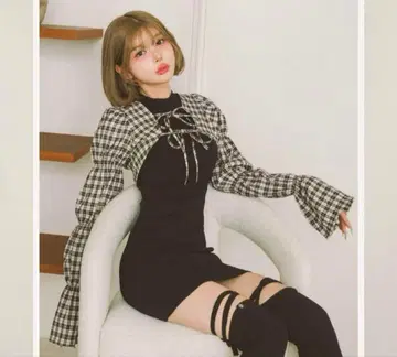 Darich 다리치 셔링 볼레로 미니 원피스 FL 택 포함 새상품