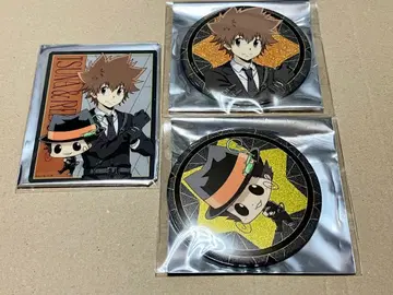 AGF2025 한정판 츠나 리본 BIG 글리터 캔뱃지 클리어 카드