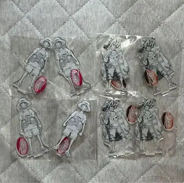 원피스 필름 레드 아크릴 스탠드 2개 세트 루피 묶음 판매