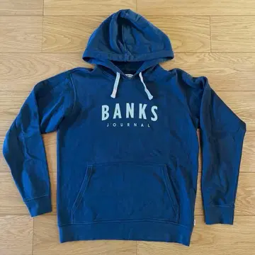BANKS JOURNAL 네이비 후드티 M 사이즈