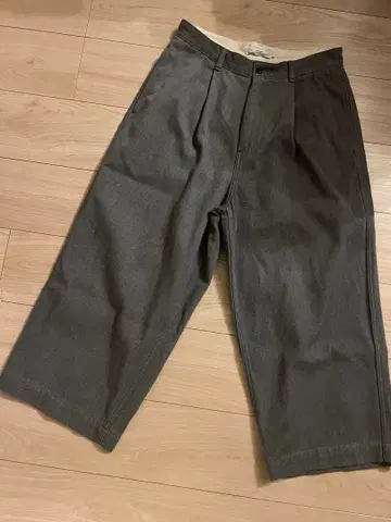 Graphpaper Hard Twill Belted Pants 1