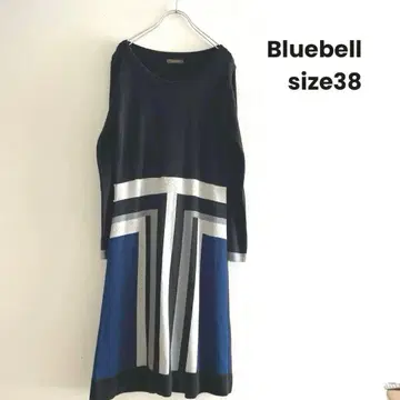 Blue bell 스트라이프 니트 롱 원피스 size38