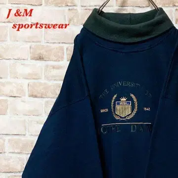 [ 레어 ] J &M sportswear USA제 맨투맨 빅 자수