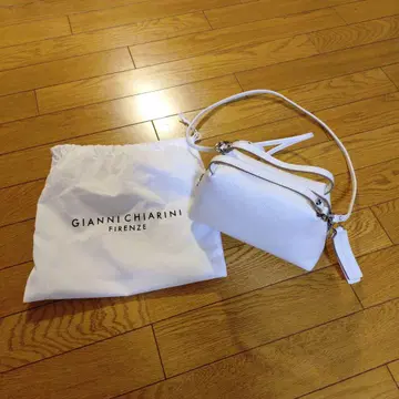 GIANNI CHIARINI 화이트 숄더백
