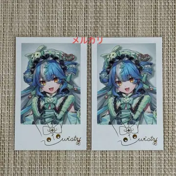 트위스티 아마노자코 Denauth 폴라로이드풍 카드 니지산지