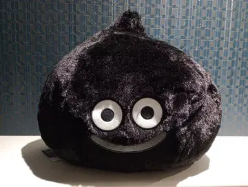 드래곤 퀘스트 AM 커다란 복슬복슬 봉제 인형 슬라임 다크 슬라임