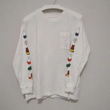 스튜디오 클립 Dick Bruna 미피 긴팔 T셔츠 소매 디자인 화이트