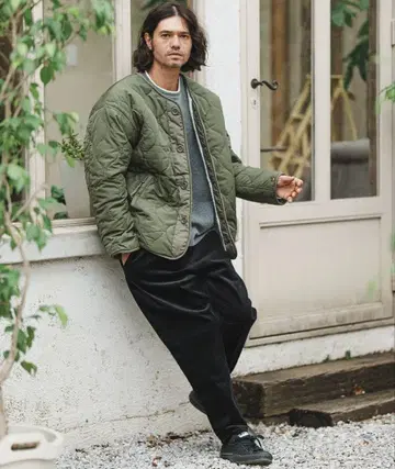 CAMBIO 코듀로이 스트레치 소프트 사루엘 테이퍼드 팬츠