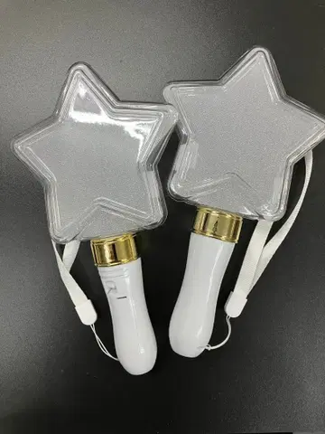 별 모양 응원봉 2개