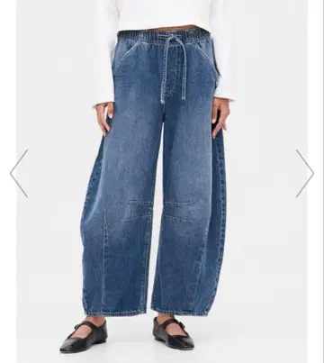 GAP 미드라이즈 울트라 소프트 이지 웨스트 호스슈 데님