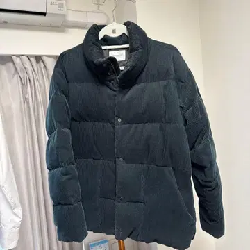 코듀로이 다운 자켓