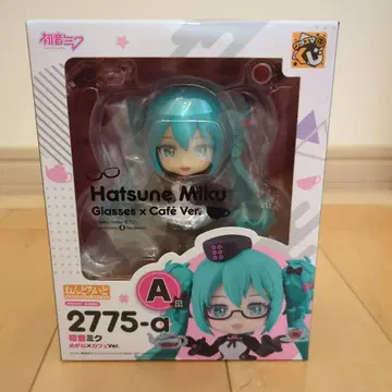 구스마 복권 하츠네 미쿠 넨도로이드 안경 x 카페 Ver. A상