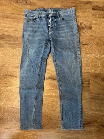 Lacoste 슬림핏 데님 팬츠