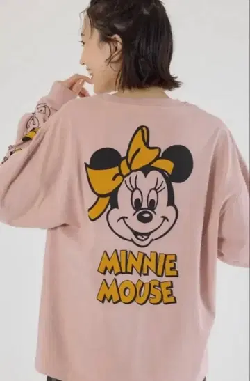 최종 가격! (미키 & 프렌즈) 레이어드 롱 슬리브 T셔츠