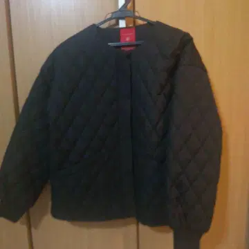 LILASIC 블랙 퀼팅 자켓 M